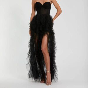 Mac Duggal, Strapless Dress, Size 8